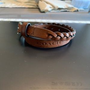 Coach Braided Bracelet